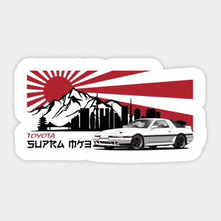 Toyota Supra MK3 A70, JDM car Sticker